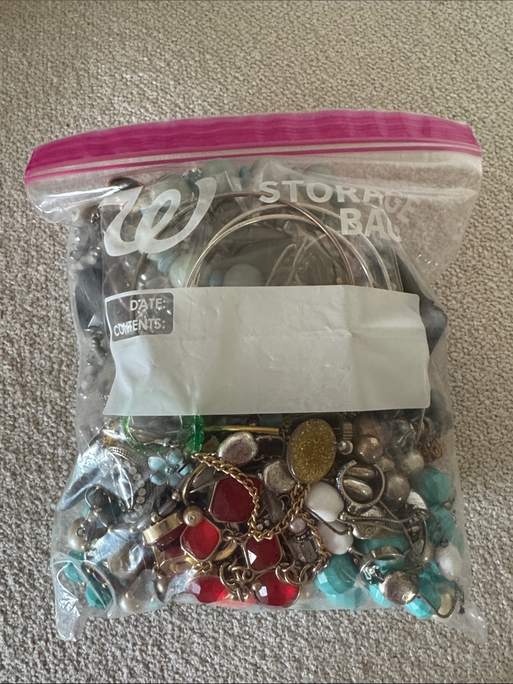 Junk / Craft Jewelry Quart Size Bag